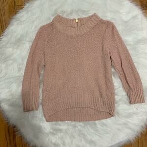 H&M zipper back textured sweater